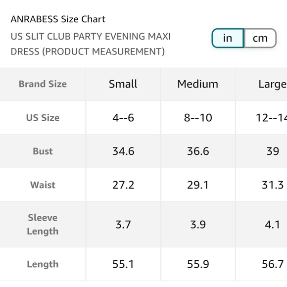 ANRABESS DeepV Neck Short Sleeve NWT Pleated High Waist Slit Maxi Dress Party S - Picture 6 of 16